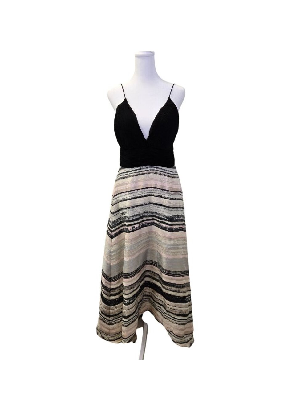 Badgley Mischka Collection Miramare Sleeveless Special Occasion Gown Size 6